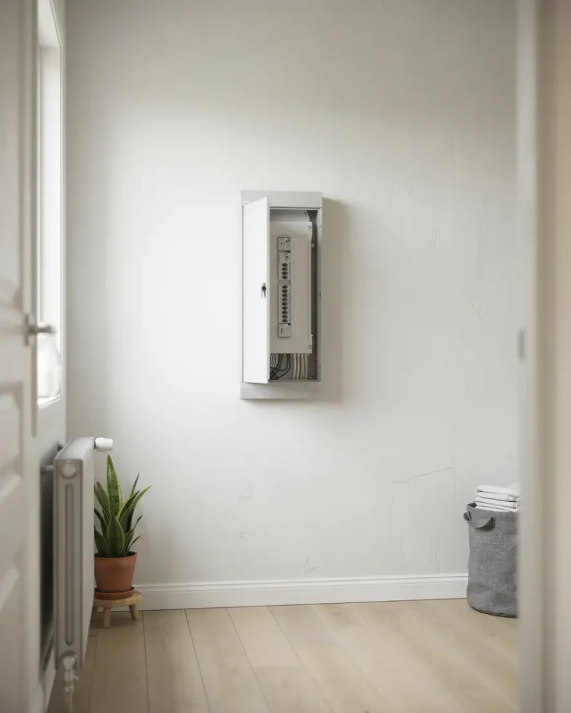 fels kning och byte av elcentral i villa i skog s tr ngsund