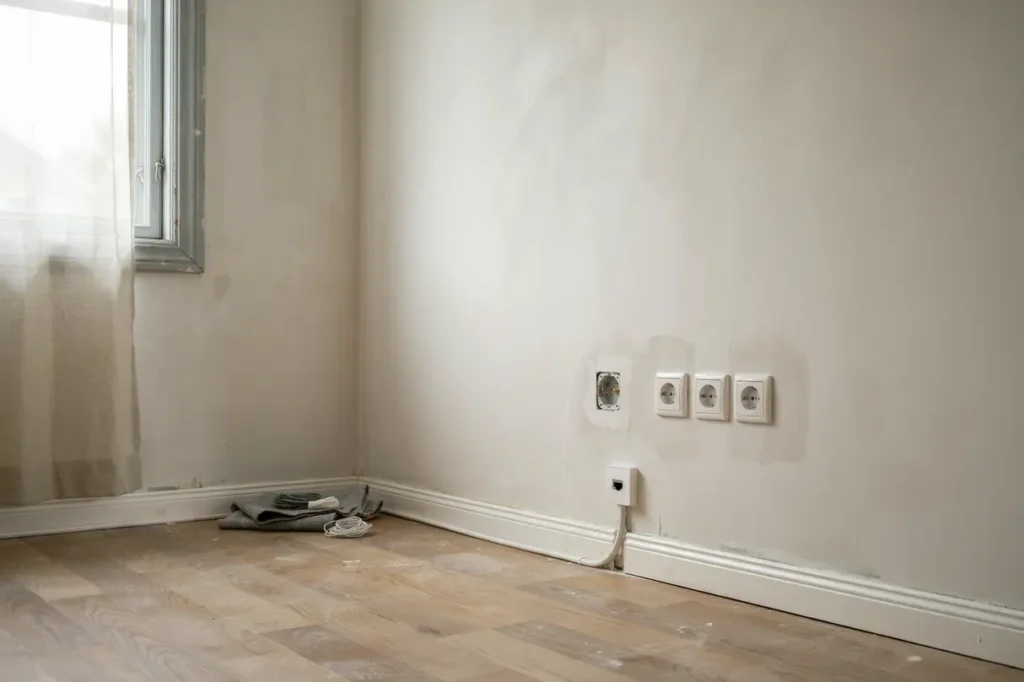 planera fler eluttag och fiber till nytt rum